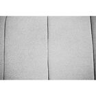 Recamier Estofada Casal Luxo Veludo Branco