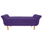 Recamier Estofado Ari 160 Cm Queen Size Corano Roxo - Amarena