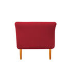 Recamier Estofado Ari 160 Cm Queen Size Suede Vermelho - Amar