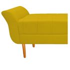 Recamier Estofado Ari 195 Cm King Size Corano Amarelo - Amare