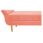 Recamier Estofado Ari 195 Cm King Size Suede Coral - Amarena