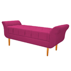 Recamier Estofado Ari 195 Cm King Size Suede Pink - Amarena M