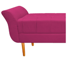Recamier Estofado Ari 195 Cm King Size Suede Pink - Amarena M