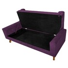 Recamier Félix Casal 140cm Suede Roxo - Amarena Móveis