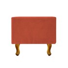 Recamier Félix Casal 140cm Suede Terracota - Amarena Móveis