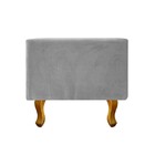 Recamier Félix King Size 195cm Suede Cinza - Amarena Móveis