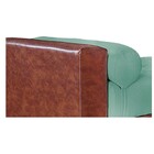 Recamier Félix Queen Size 160cm Corano Nozes E Linho Azul Tur