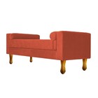 Recamier Félix Queen Size 160cm Suede Terracota - Amarena Móv