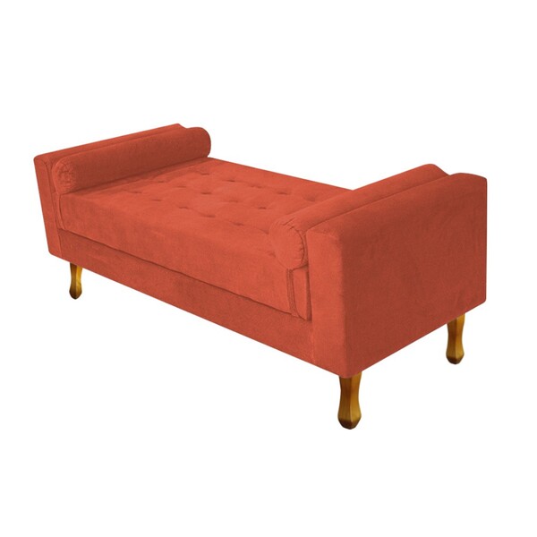 Recamier Félix Queen Size 160cm Suede Terracota - Amarena Móv