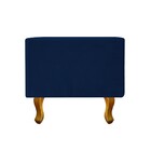 Recamier Félix Solteiro 100cm Suede Azul Marinho - Amarena Mó