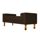 Recamier Félix Solteiro 120cm Suede Marrom - Amarena Móveis