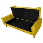 Recamier Félix Solteiro 90cm Suede Amarelo - Amarena Móveis