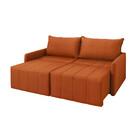 Recamier França 1,3 M Com Base De Madeira Linho - Sofatec