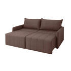 Recamier França 1,3 M Com Base De Madeira Linho - Sofatec