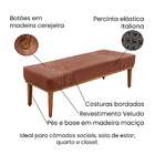 Recamier Gênova Veludo Cobre 140 Cm