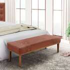 Recamier Gênova Veludo Cobre 140 Cm