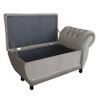 Recamier Goya Veludo - D'rossi - Marrom Rato