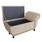 Recamier Goya Veludo - D'rossi - Nude