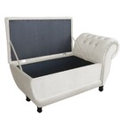 Recamier Goya Veludo M11 - D'rossi - Bege