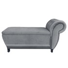 Recamier Goya Veludo M11 - D'rossi - Cinza