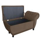 Recamier Goya Veludo M11 - D'rossi - Marrom