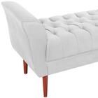 Recamier Grecia 150cm Suede Branco MPassos