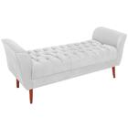 Recamier Grecia 150cm Suede Branco MPassos