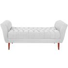 Recamier Grecia 150cm Suede Branco MPassos