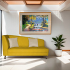 Recamier Heitor 160cm Com Almofada Lado Direito Sintético - A