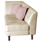 Recamier Heitor 185cm Com Almofada Lado Direito Sintético - B