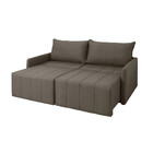 Recamier Italia 1,5 M Com Base De Madeira Linho - Sofatec