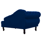 Recamier Larissa Lado Direito 1 20 Cm Veludo Azul Marinho - M