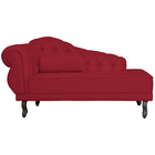 Recamier Larissa Lado Direito 1 50 Cm Veludo Vermelho - Monta