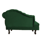 Recamier Larissa Lado Esquerdo 1 20 Cm Veludo Verde - Montana