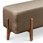 Recamier Luxo Madeira Maciça Eros Cappuccino