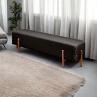 Recamier Luxo Madeira Maciça Eros Preto