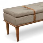 Recamier Luxo Madeira Maciça Londres Bege