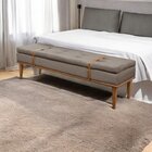 Recamier Luxo Madeira Maciça Londres Cappuccino