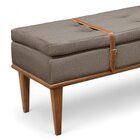 Recamier Luxo Madeira Maciça Londres Cappuccino