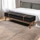 Recamier Luxo Madeira Maciça Londres Preto