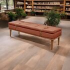 Recamier Luxo Madeira Maciça Londres Terracota