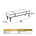 Recamier Luxo Madeira Maciça Londres Verde