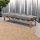 Recamier Luxo Madeira Maciça Valentin Cappuccino