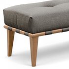 Recamier Luxo Madeira Maciça Valentin Cappuccino