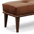 Recamier Luxo Madeira Maciça Valentin Caramelo