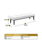 Recamier Luxo Madeira Maciça Valentin Preto