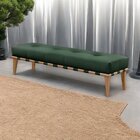 Recamier Luxo Madeira Maciça Valentin Verde