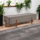 Recamier Luxo Madeira Maciça Zurik Cappuccino