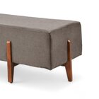 Recamier Luxo Madeira Maciça Zurik Cappuccino