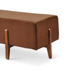 Recamier Luxo Madeira Maciça Zurik Caramelo